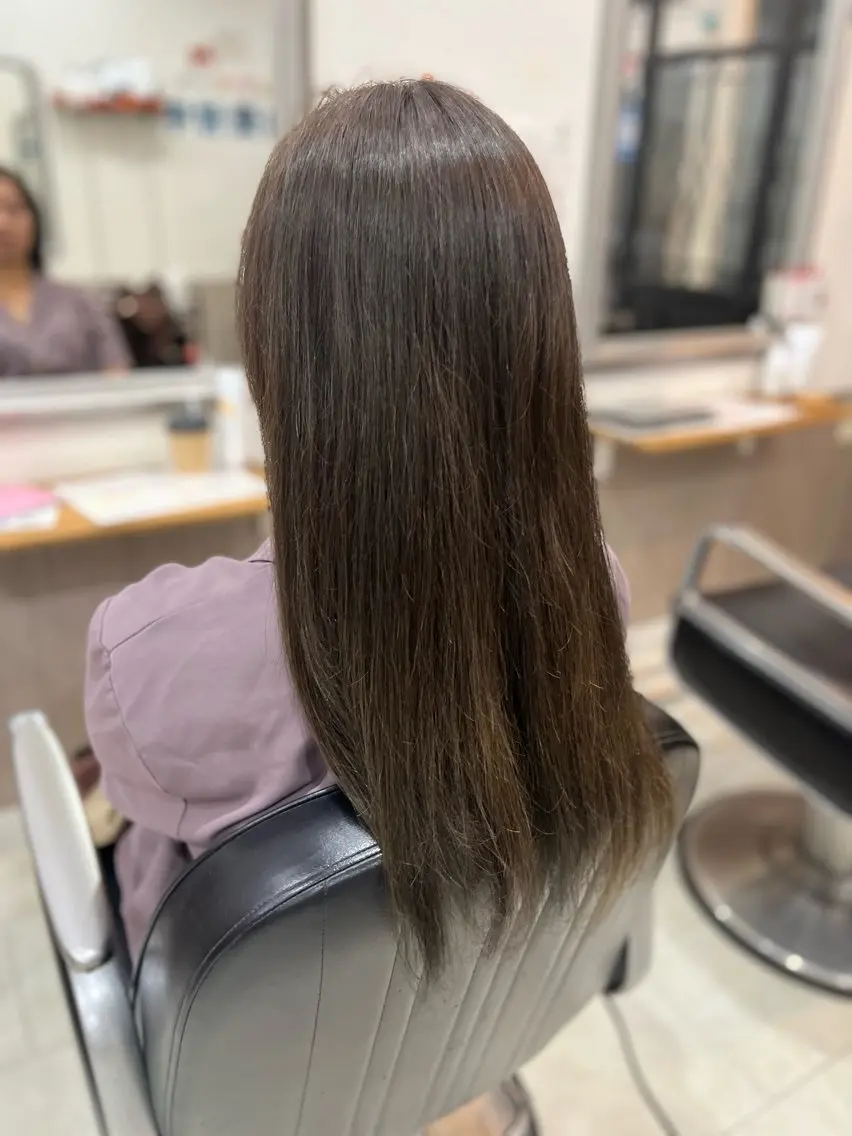 カラー ヘアカラー 艶髪🥣透明感カラー 🫧前田奈津実のヘアスタイル