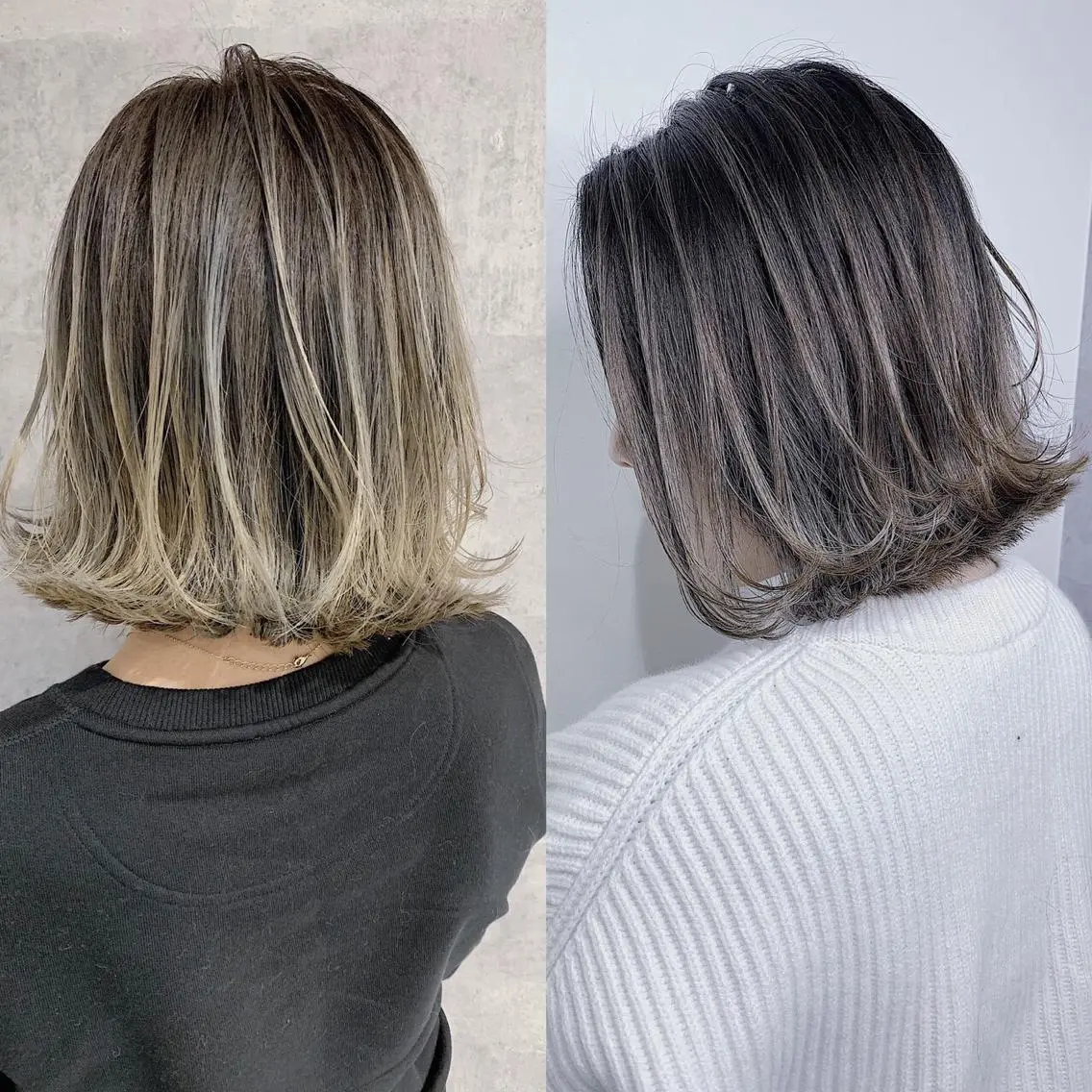 ショート ヘアカラー トリートメント _WHITE 高槻のヘアスタイル