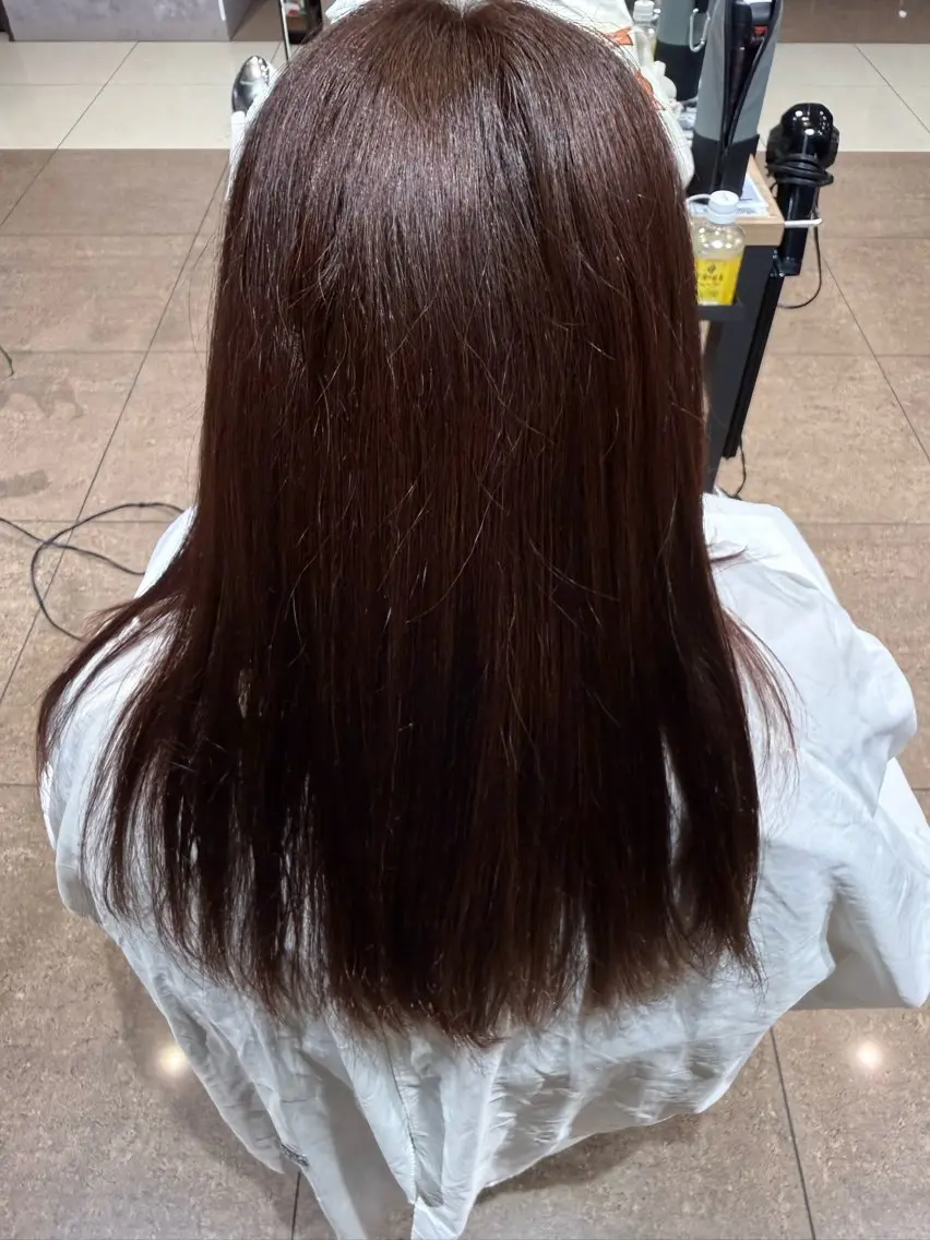 セミロング カラー ブラウンカラー ヘアカラー Mika/ SOiL岡崎のヘアスタイル