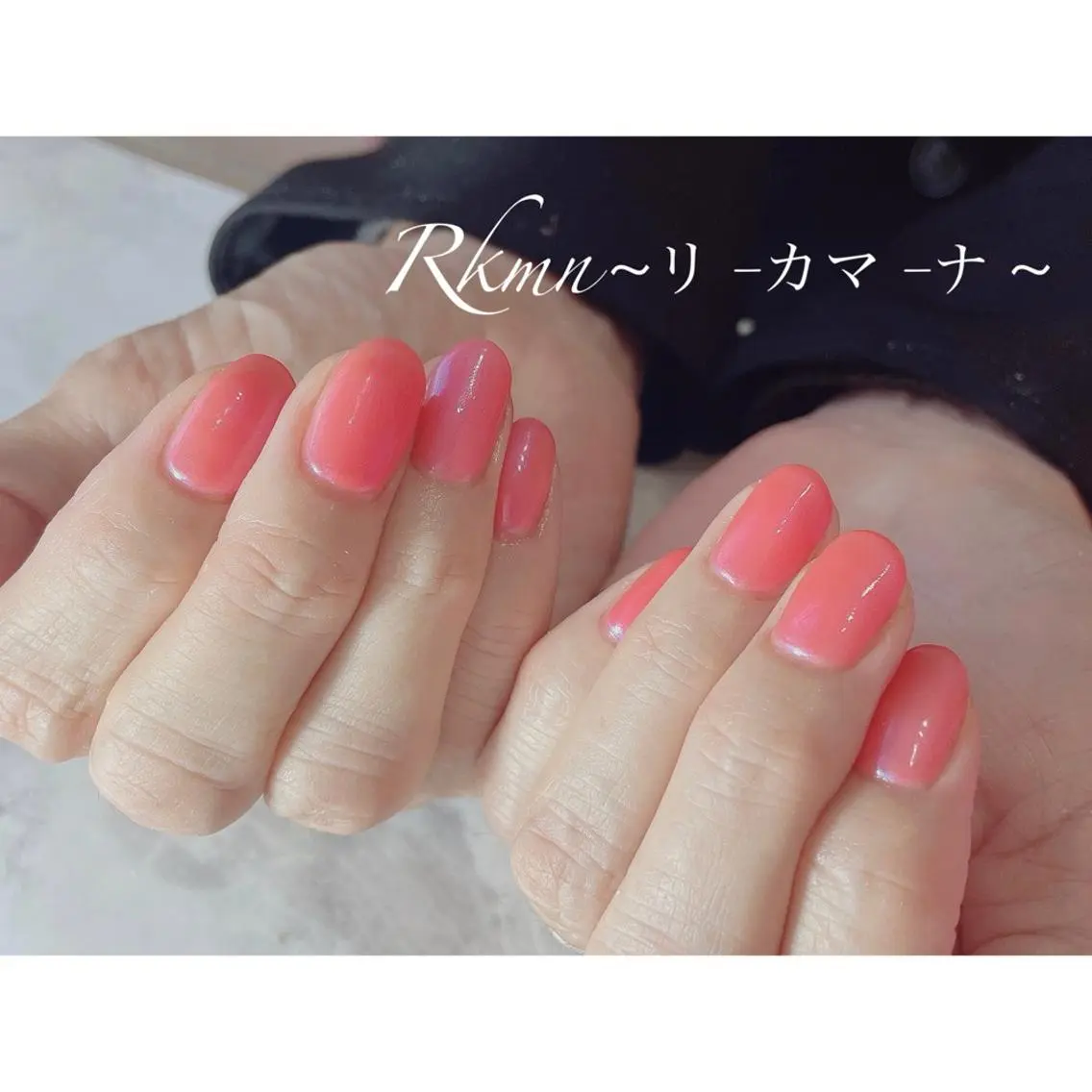 ネイル アートネイル オーロラネイル ワンカラーネイル 春ネイル ハンドネイル フットネイル ハンドケア Rkmn ~リ-カマ-ナ~のネイルデザイン