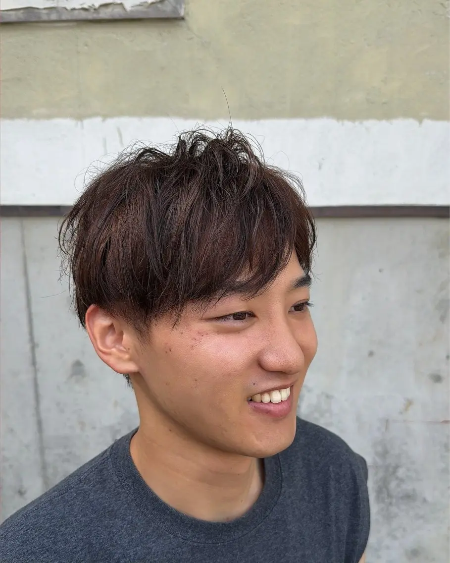 メンズカット＋カラーの写真