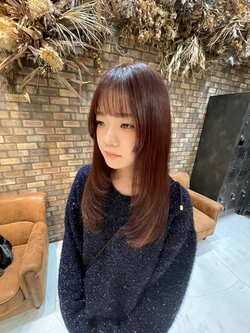 ミニモ限定🩷カット✂️&ケアカラー🌈の写真