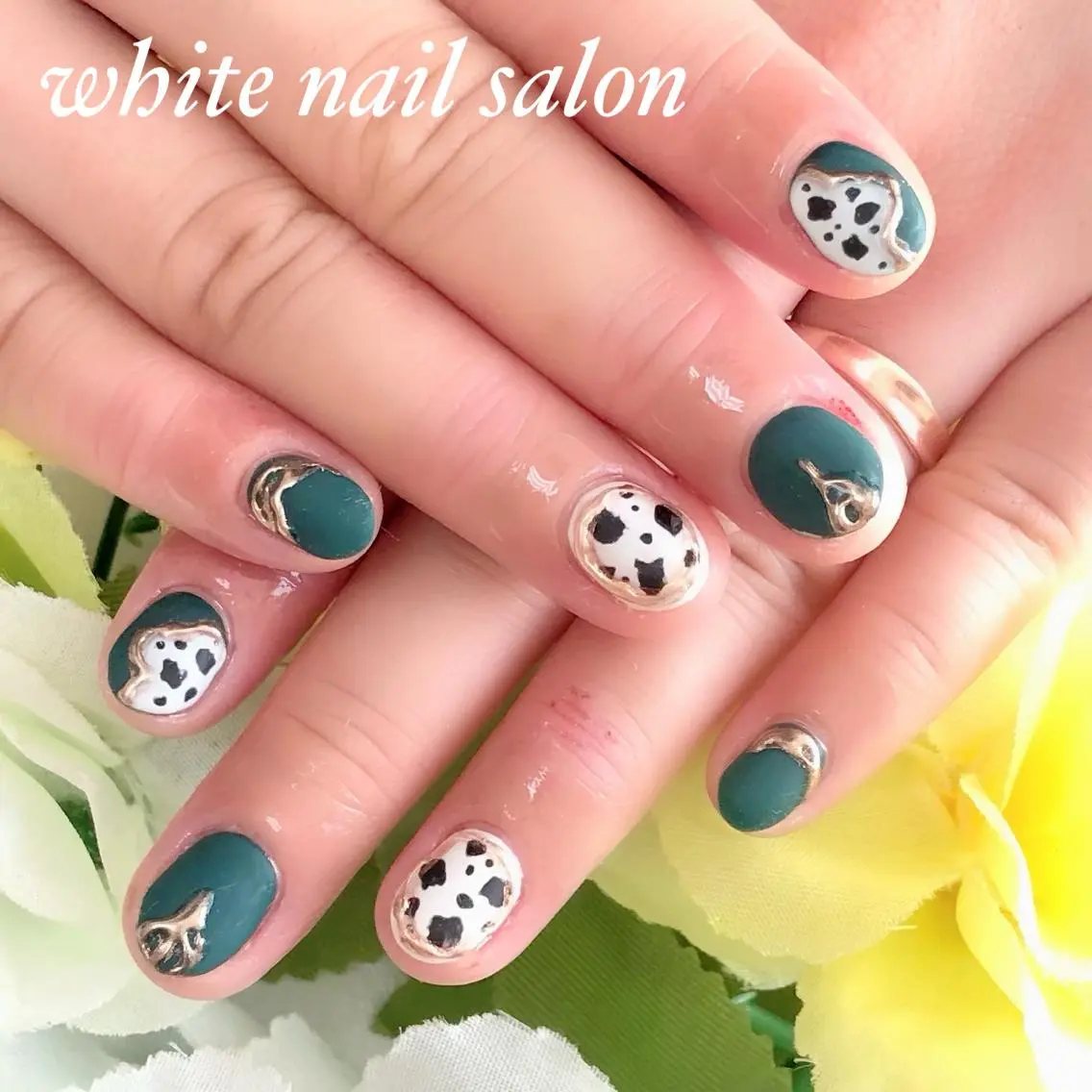 ネイル ジェルネイル ハードジェル 持ち込み ソフトジェル ハンドネイル white nail salonのネイルデザイン