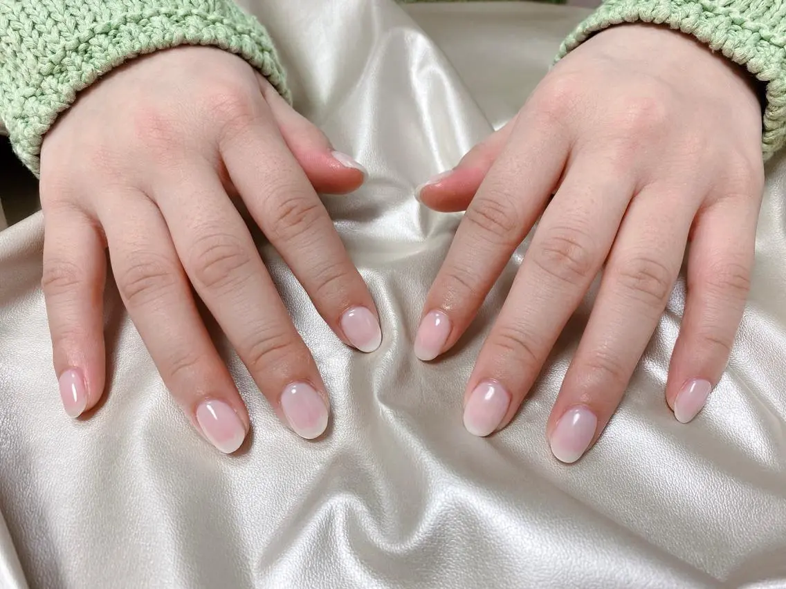 ネイル クリアネイル ハンドネイル mogunail &blowのネイルデザイン