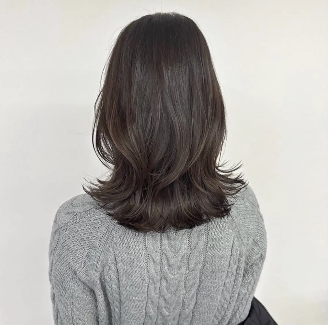 カラー ヘアカラー 五十棲 光里のヘアスタイル