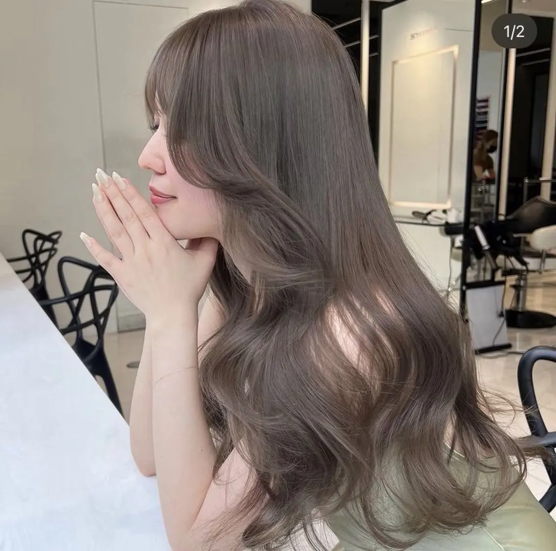 ロング カット ヘアカラー トリートメント 🦋高屋敷陸🦋 レイヤー/ハイトーンのヘアスタイル