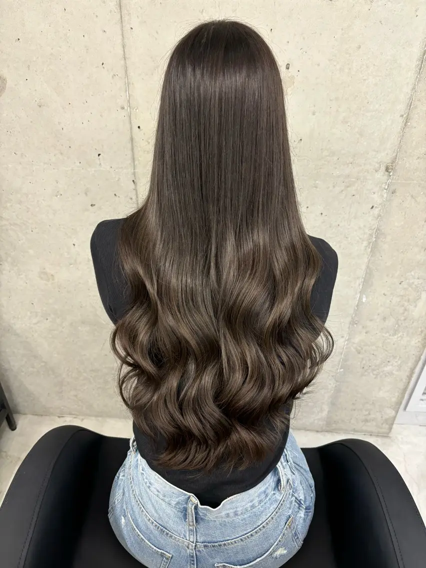 ロング ヘアカラー トリートメント CHAINON 近鉄奈良店のヘアスタイル