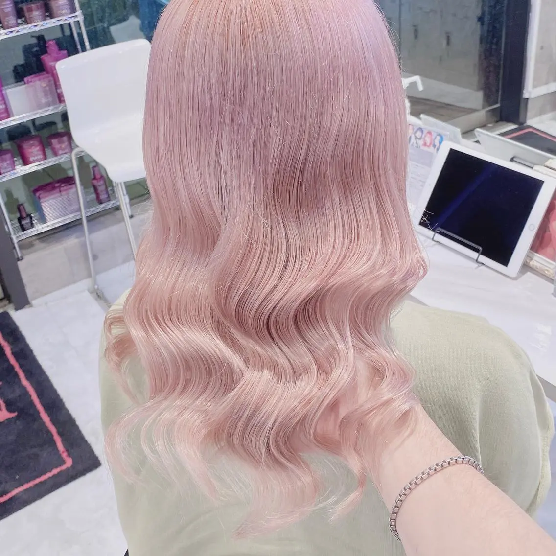 ミディアム カラー ヘアアレンジ メンズ キッズ マツエク・マツパ ブリーチの髪様 MASATOのヘアスタイル