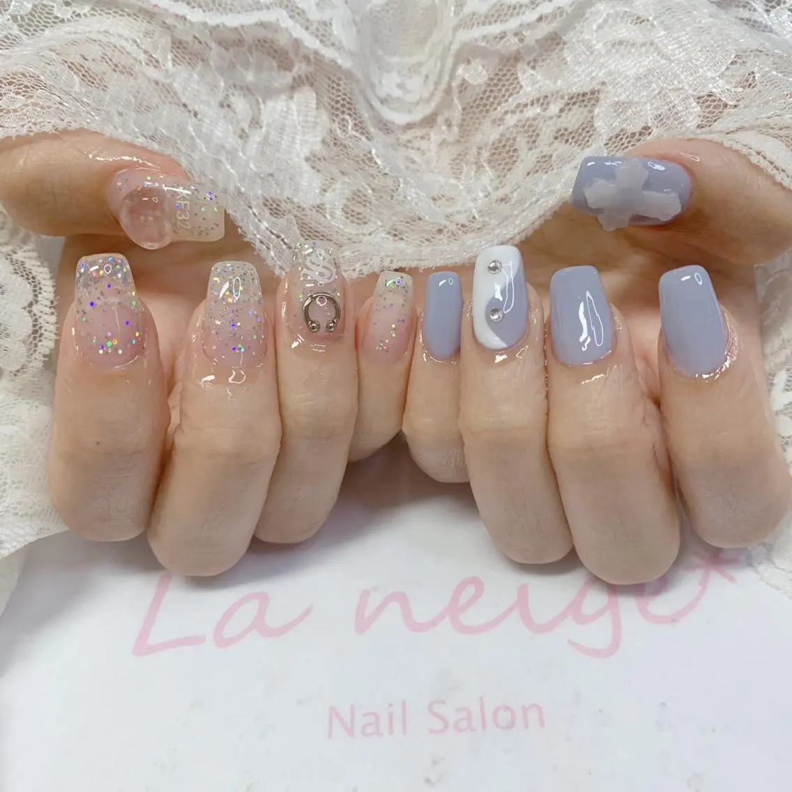 ネイル ハンドネイル La neige* yuki 🐩🌙のネイルデザイン