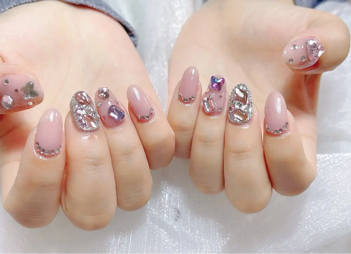 ネイル ハンドネイル 🎀ネイルサロン エクラYUI🎀のネイルデザイン