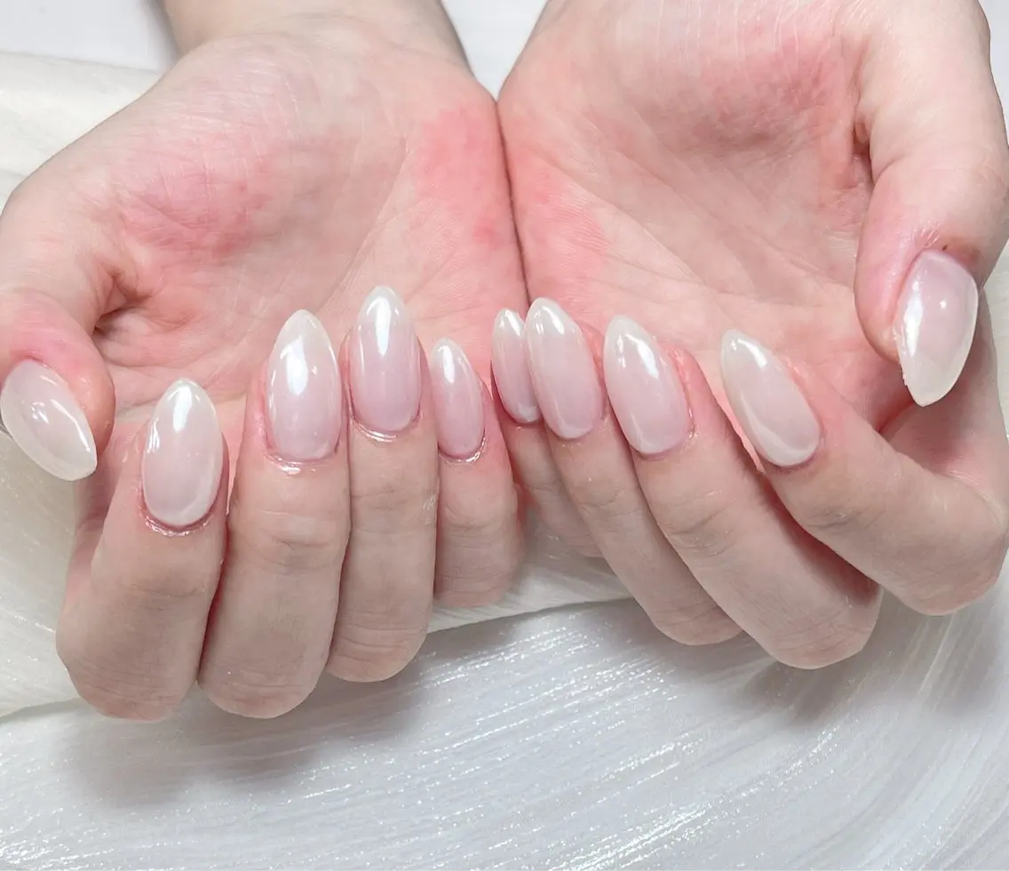 ネイル candy nail 韓国風ワンホンネイルのネイルデザイン