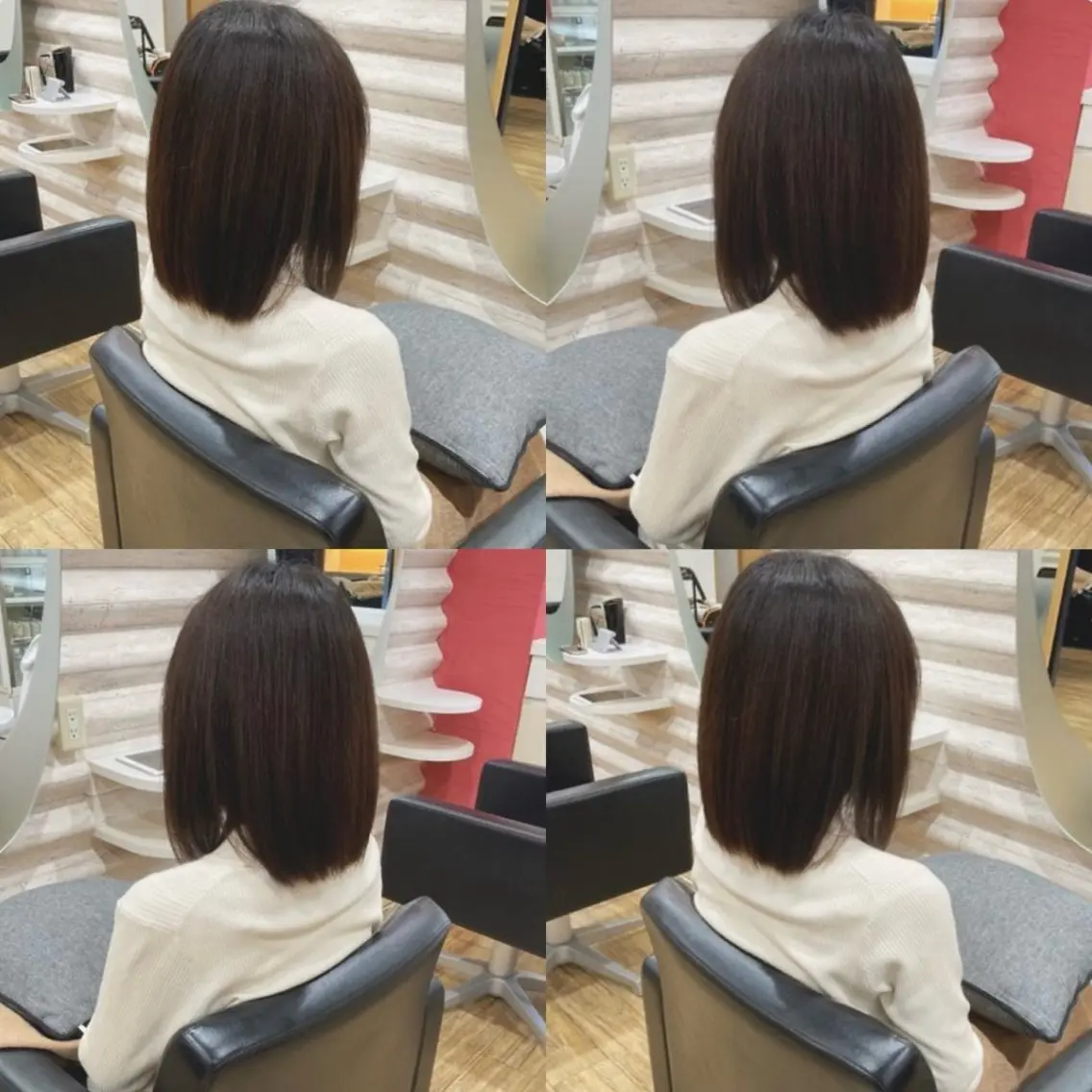 ミディアム カラー 髪質改善 カット トリートメント KON|ごまかさない 艶。酸熱×精密カットのヘアスタイル