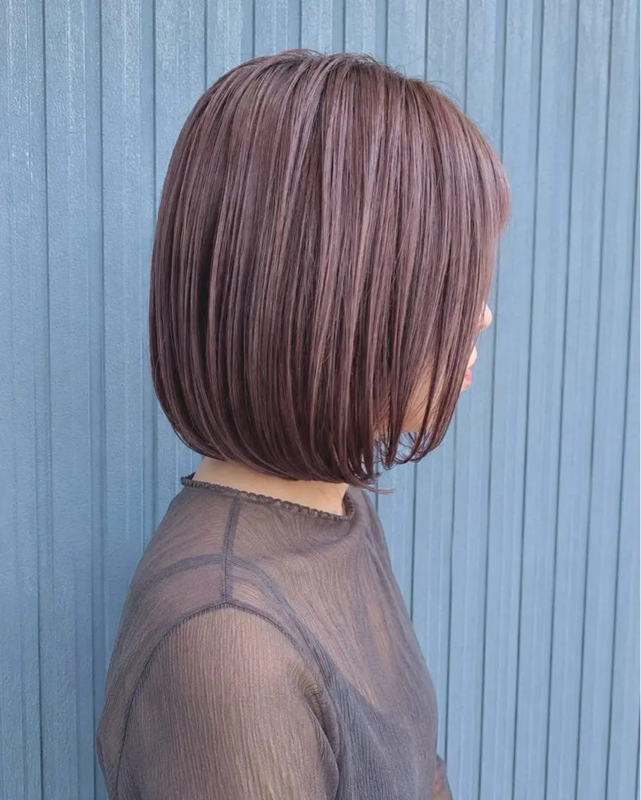 ミディアム カラー ヘアカラー トリートメント 《髪質改善 UN BLEACH》のヘアスタイル