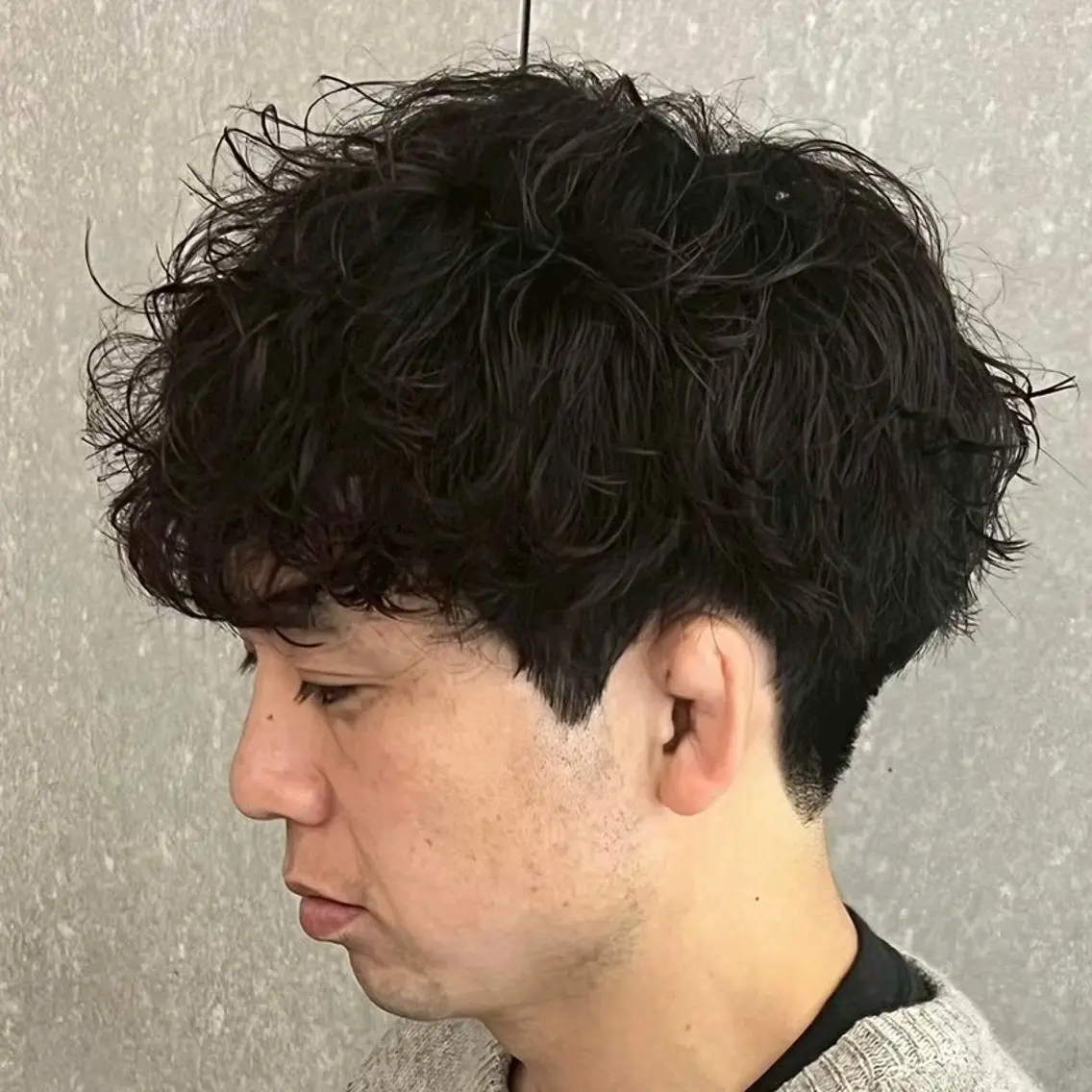 パーマ メンズ 【束感セット】 あおいのヘアスタイル