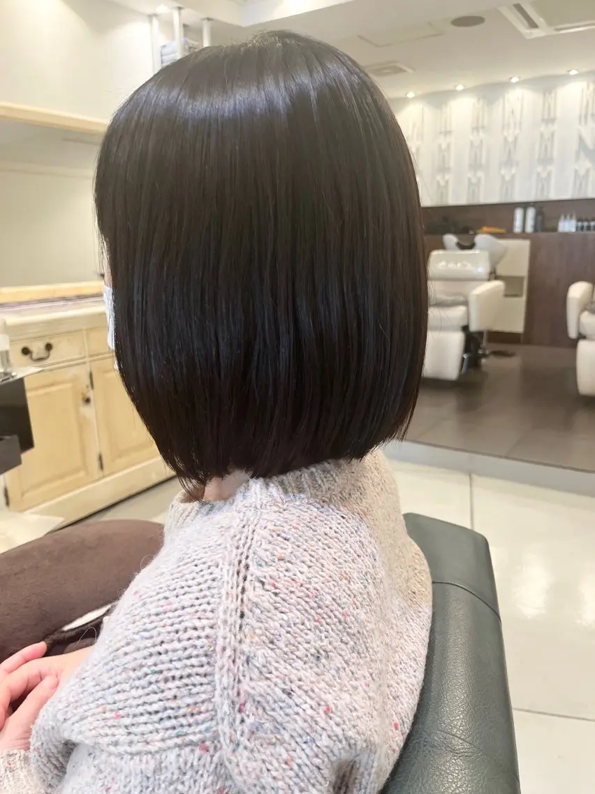 ミディアム 加藤 麻美のヘアスタイル