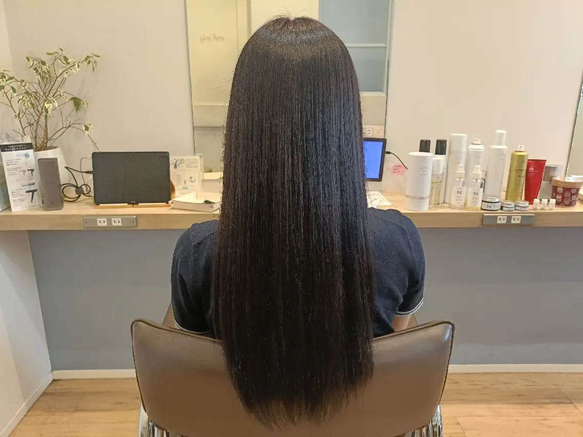 ロング カラー ヘアカラー 牧岡 環のヘアスタイル