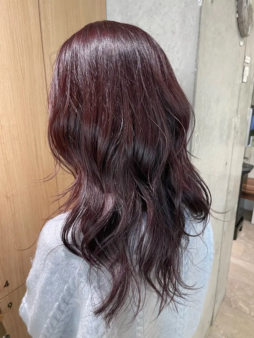 セミロング カラー カット ヘアカラー トリートメント 🎀レイヤー/パーマ カラー/ai🎀のヘアスタイル