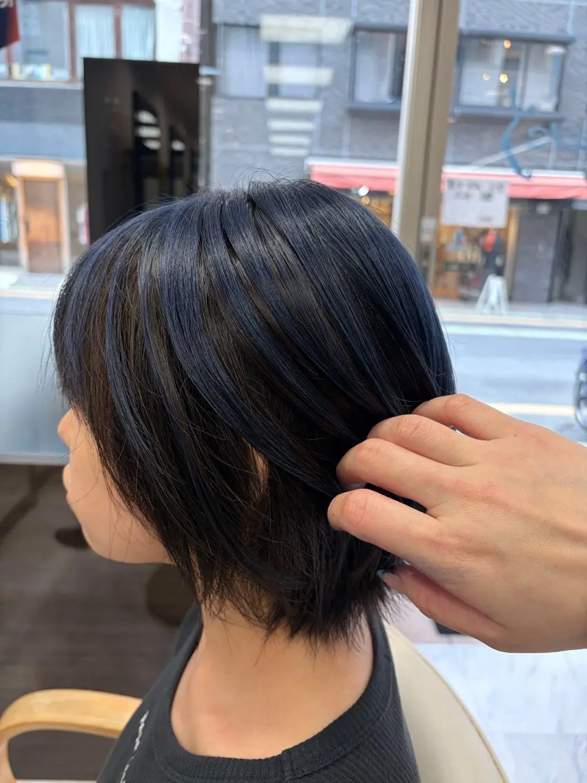 ショート カラー ヘアカラー トリートメント 🍊小川実里🍊 /カラーレイヤーのヘアスタイル