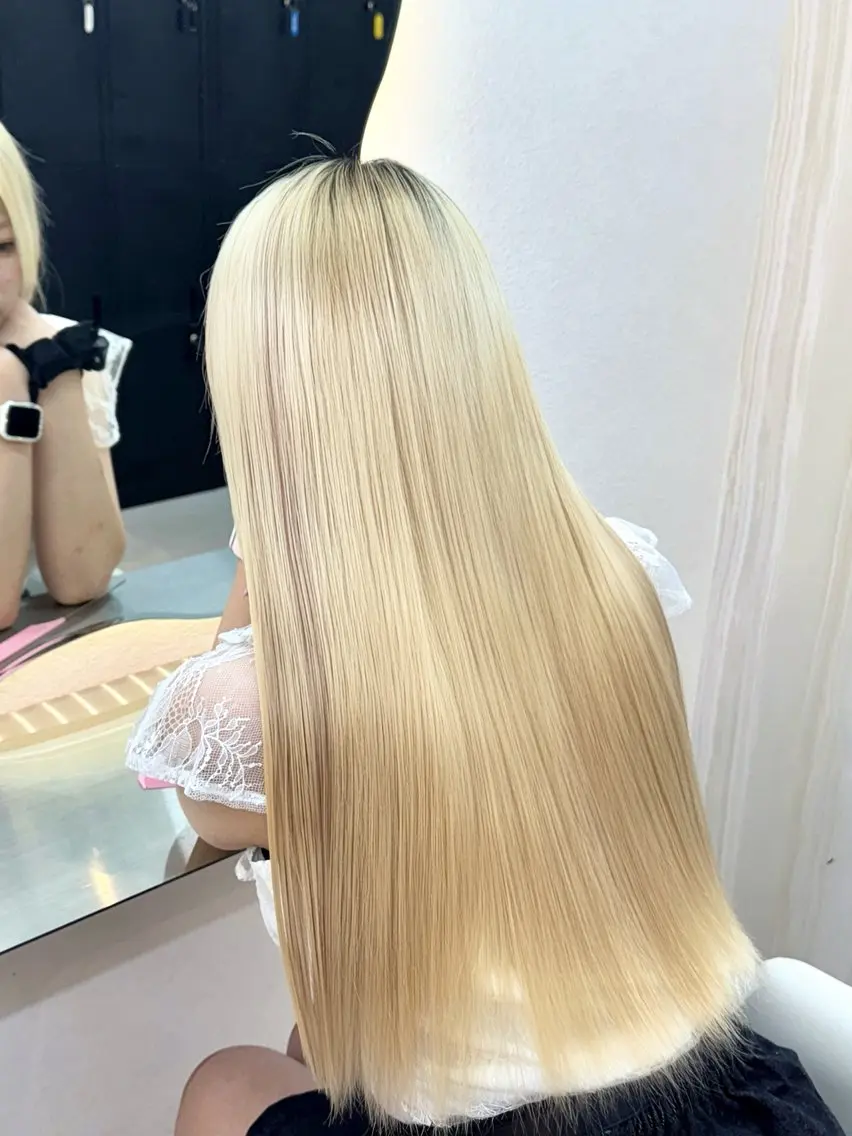ロング 韓国ヘア‎🪽 あんじぇ‎🤍池袋のヘアスタイル