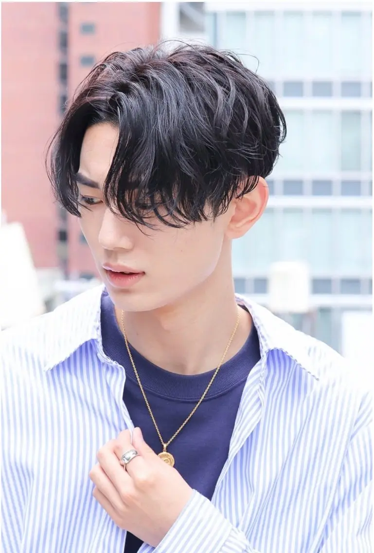 メンズ パーマ 永野川 諒のヘアスタイル