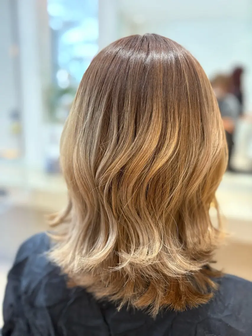 ミディアム カラー liage ܀ꕤ୭* ちばかつら𖦞のヘアスタイル