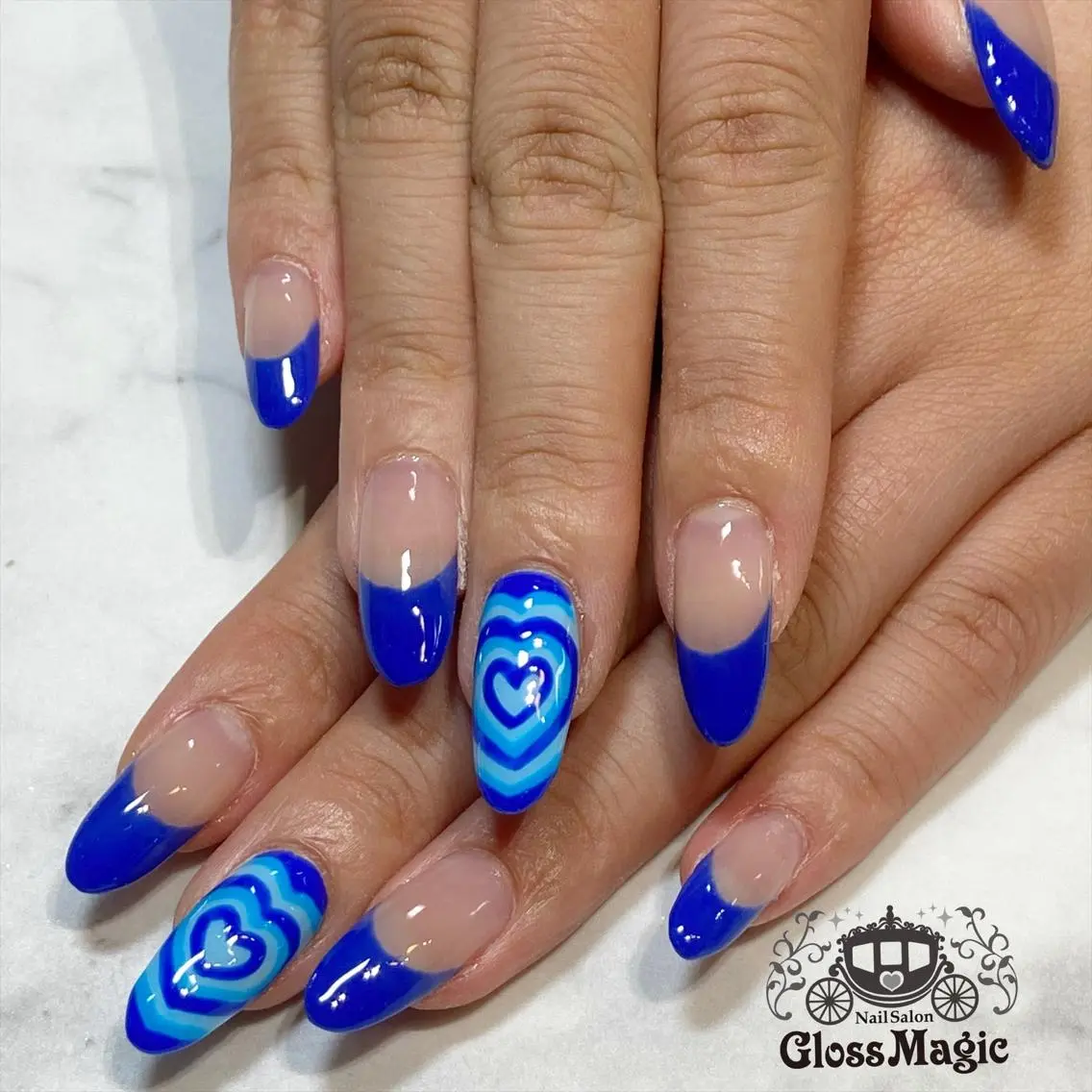 ネイル クリアネイル フレンチネイル オフィスネイル ピンク ハンドネイル YUN 💅のネイルデザイン