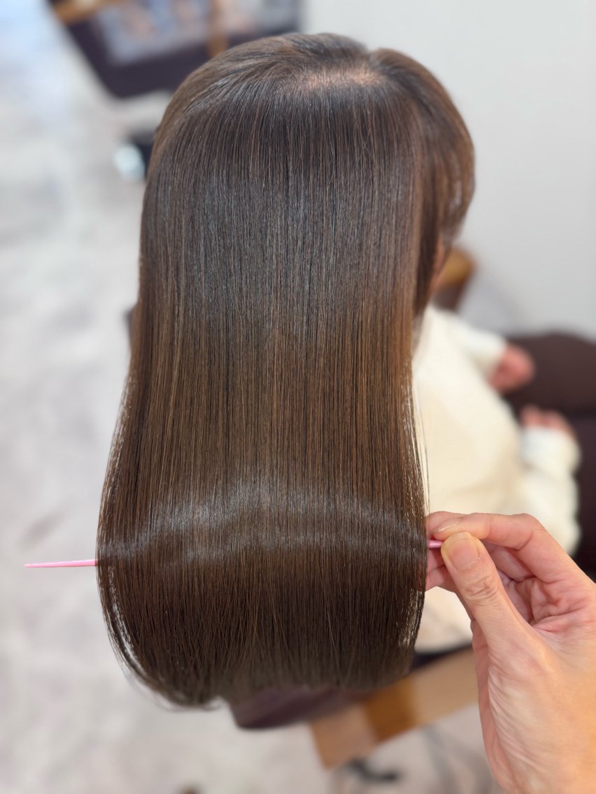 ロング 縮毛矯正 美髪矯正 SAORIのヘアスタイル
