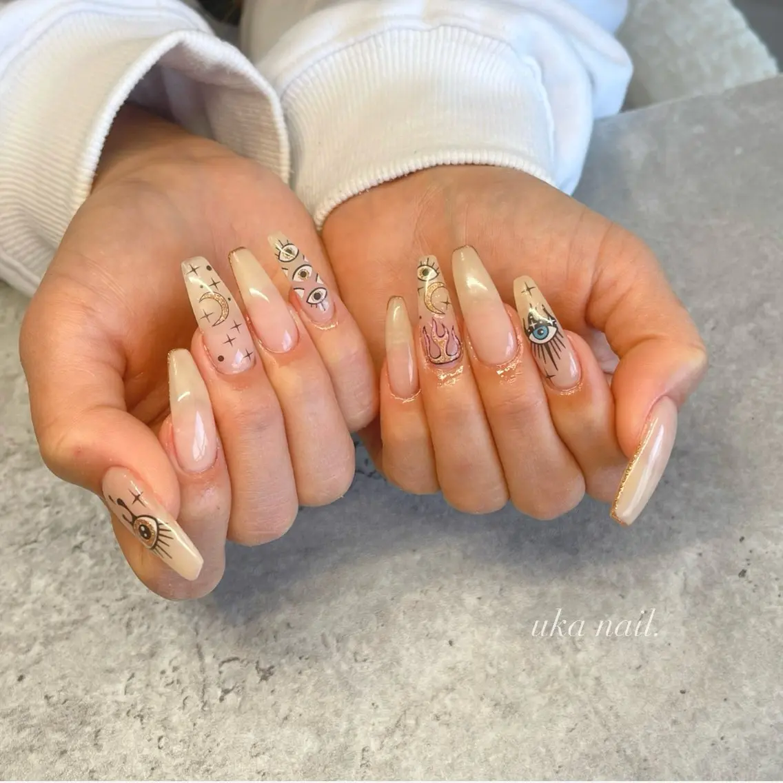 ネイル ハンドネイル uka nailのネイルデザイン