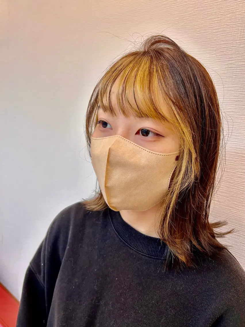 ミディアム カット ヘアカラー トリートメント PazRood 山下のヘアスタイル