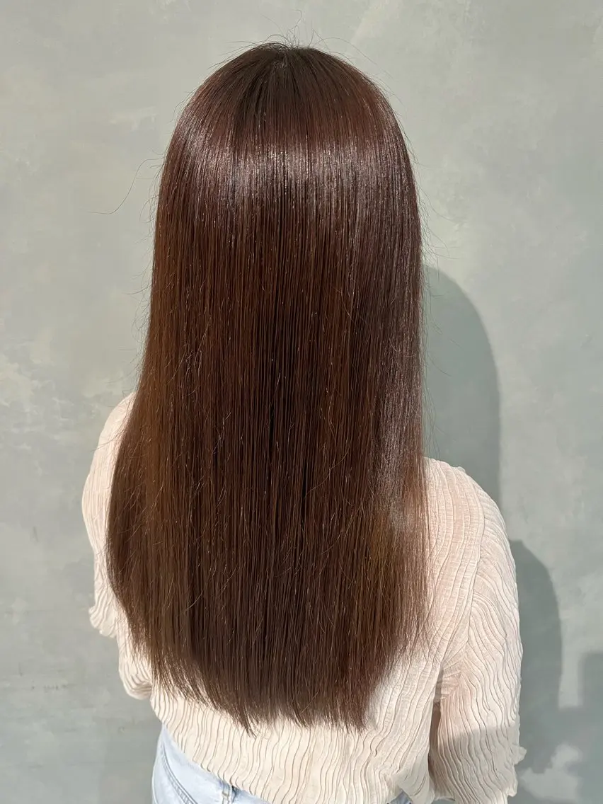 ロング カラー ブラウンカラー ラベンダーカラー エクステ/心斎橋 🌙イツキのヘアスタイル