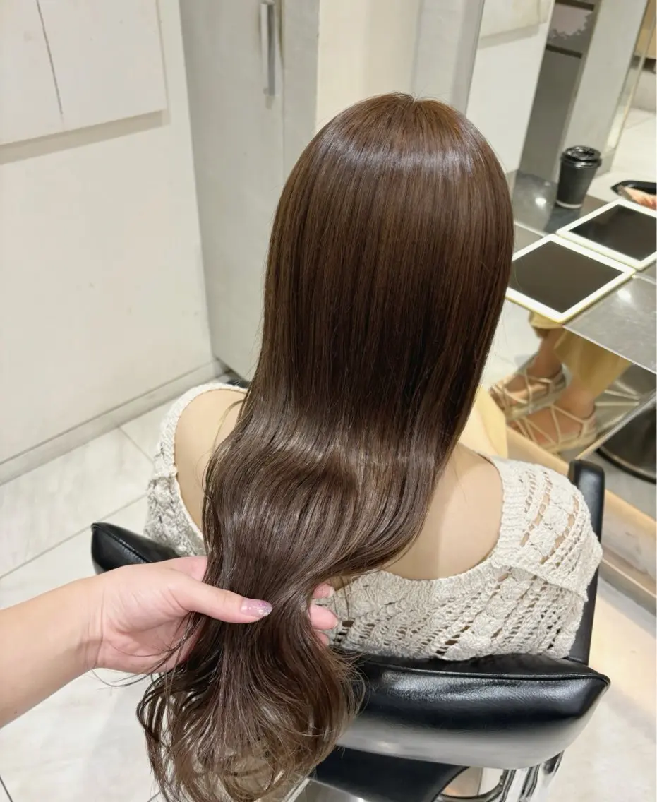 ロング カラー ヘアアレンジ ヘアカラー 艶髪/レイヤーカット 🐣misakiのヘアスタイル