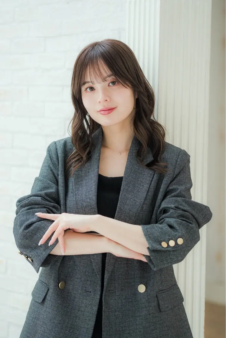 セミロング カット ヘアカラー トリートメント クボタ ホノカのヘアスタイル