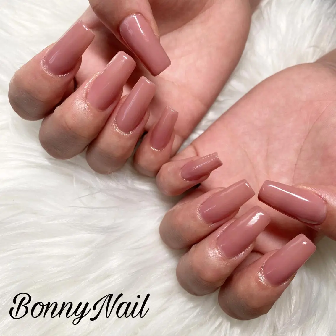 ネイル ワンカラーネイル スカルプネイル Bonny Nailのネイルデザイン