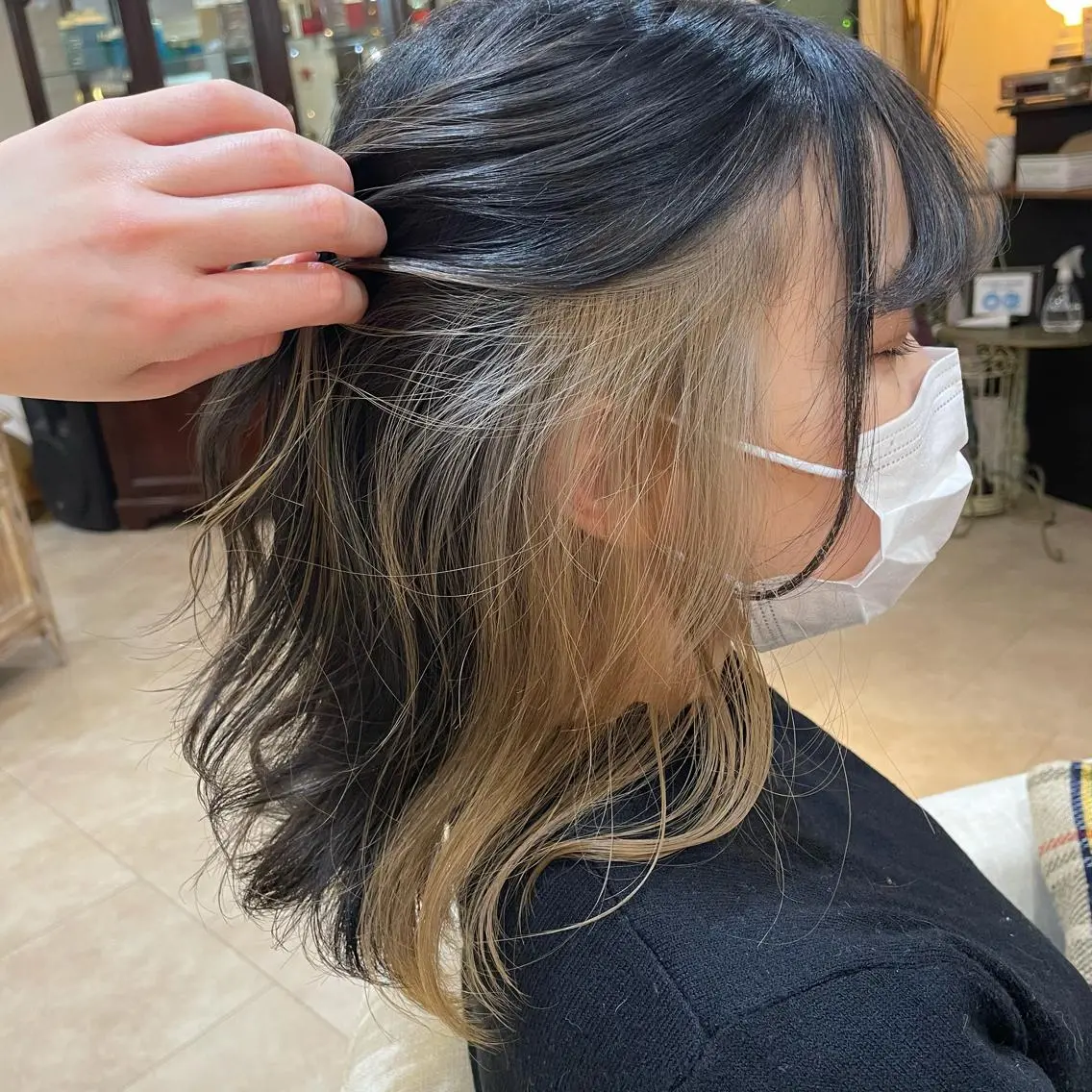 ミディアム 清水 美雪のヘアスタイル