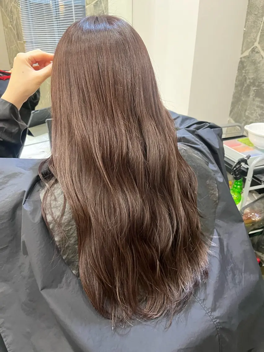 ロング カラー Sanaダブルカラー ✨️パルコ徒歩1分のヘアスタイル