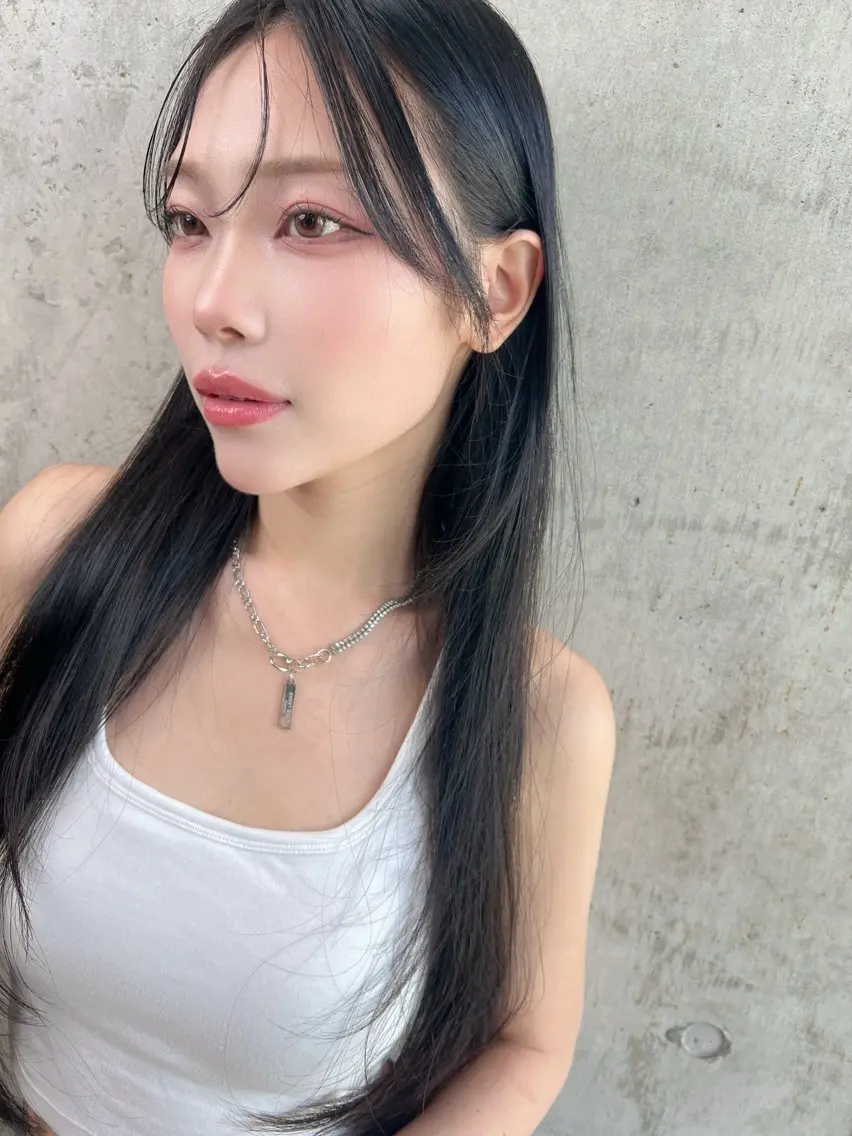ロング カット ヘアカラー トリートメント 恵比寿韓国レイヤー× 艶透明感カラー大場のヘアスタイル