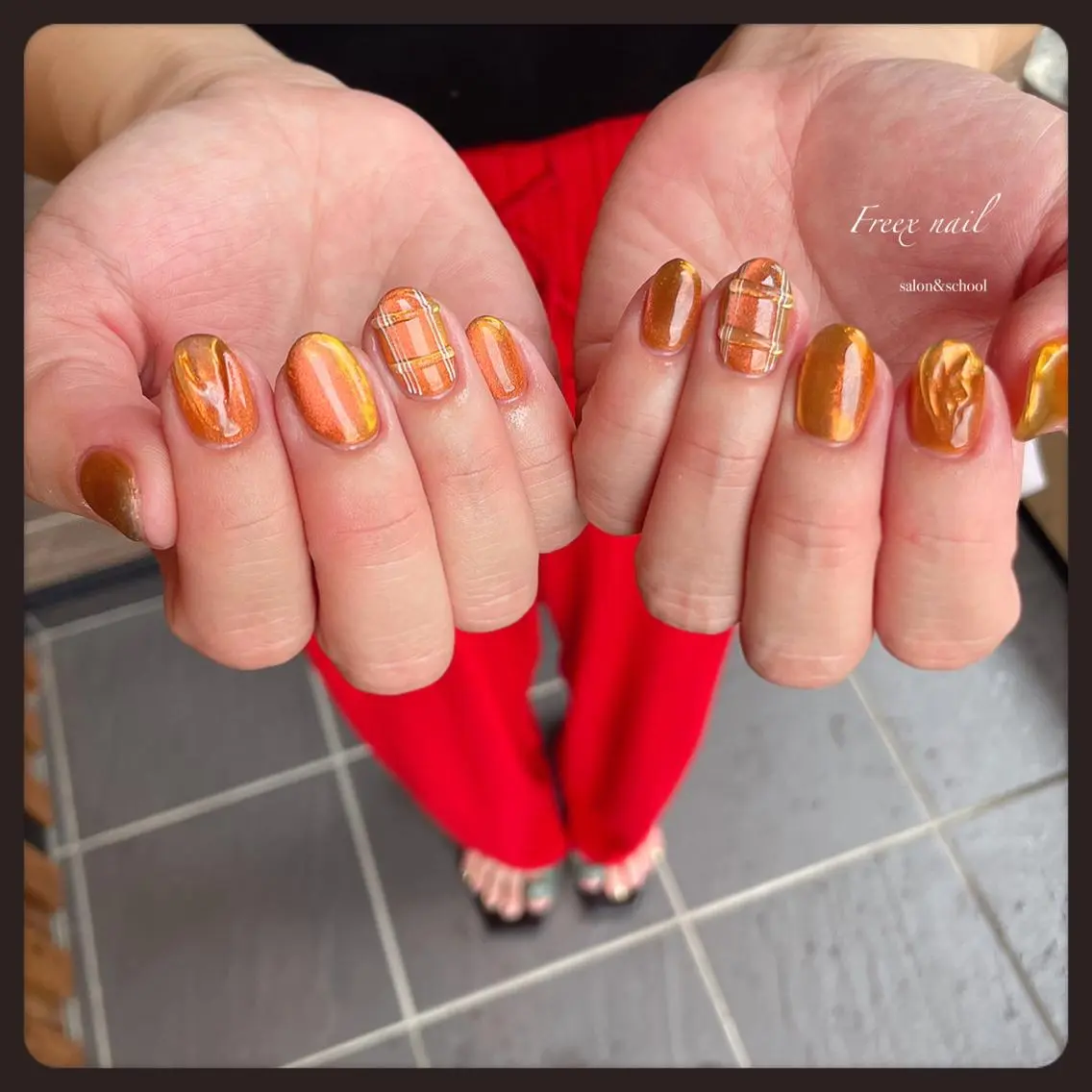 ネイル マグネットネイル ハンドネイル ハンドケア freex nail /ニュアンス/個性派のネイルデザイン