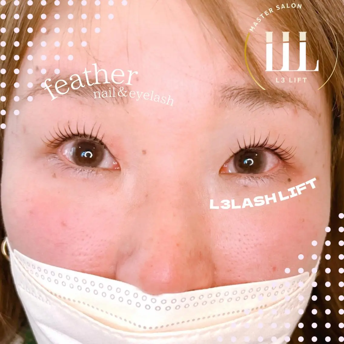 マツエク・マツパ マツパ Feather MAIのマツエク・マツパデザイン