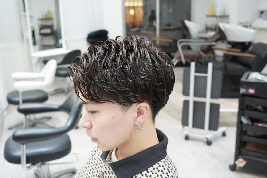 パーマ メンズ 町田No.1パーマ 特化✂︎小杉澪生のヘアスタイル