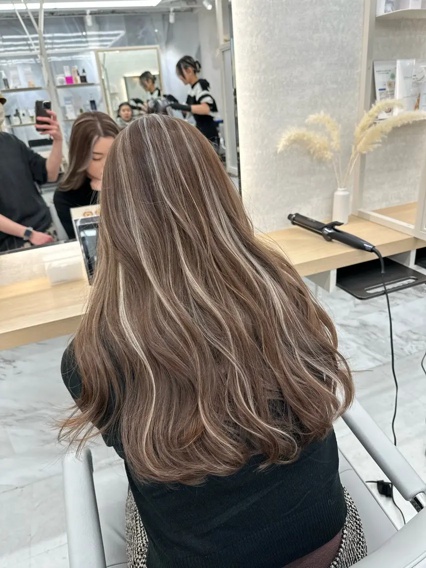 ロング 今話題の艶髪矯正 美艶カラー/FUKAのヘアスタイル