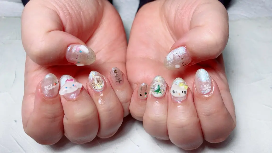 ネイル ハンドネイル フットネイル フィルイン施術 SHIZUKAのネイルデザイン