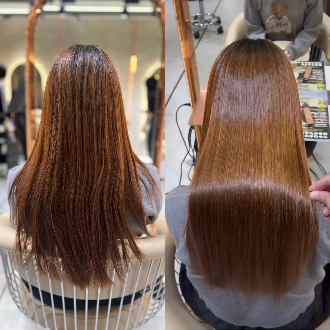 ロング カット 縮毛矯正 トリートメント 縮毛矯正/髪質改善/ レイヤー/石井龍のヘアスタイル
