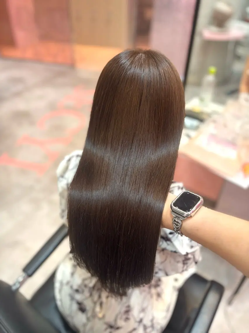 ロング カラー ヘアカラー Hana🤍 韓国うる艶ヘアのヘアスタイル