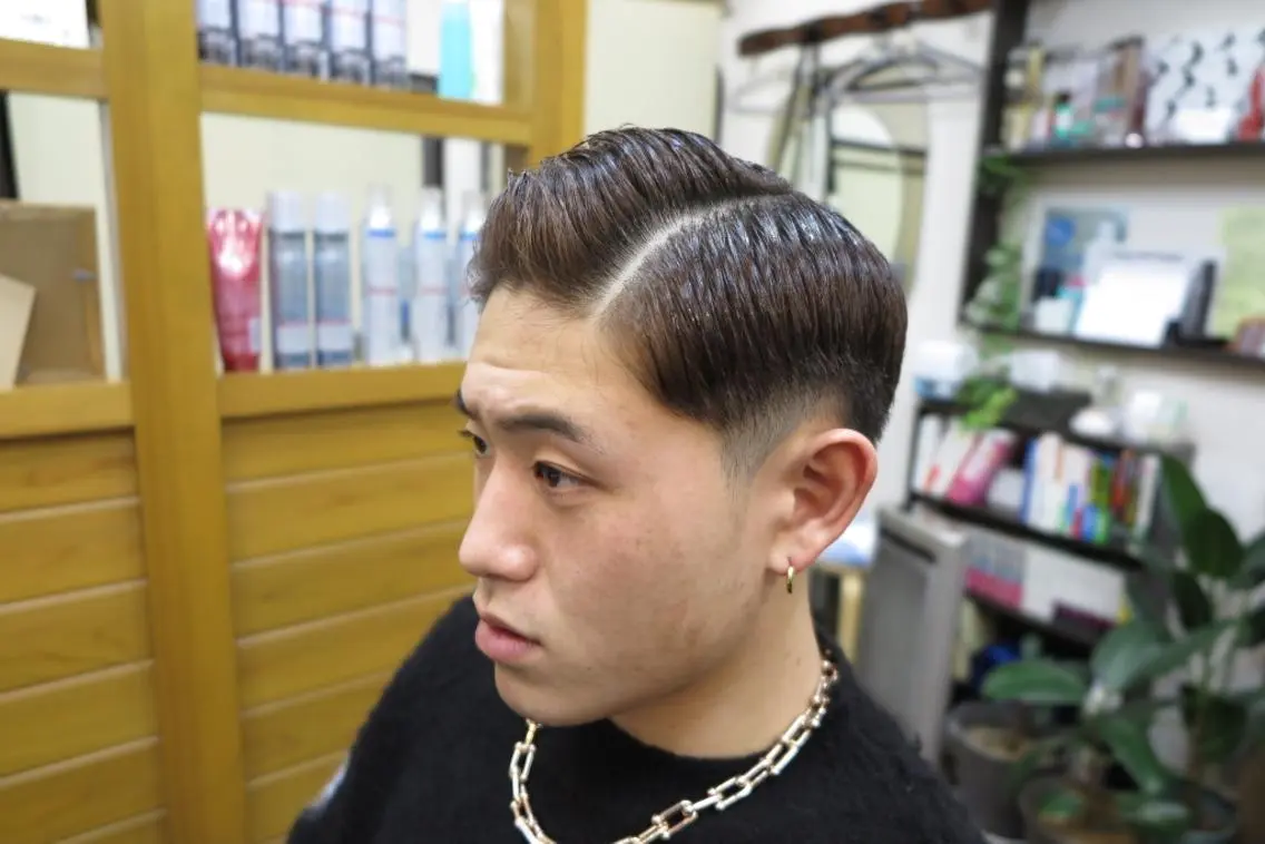 ショート メンズ 男を磨く Barber オオキのヘアスタイル