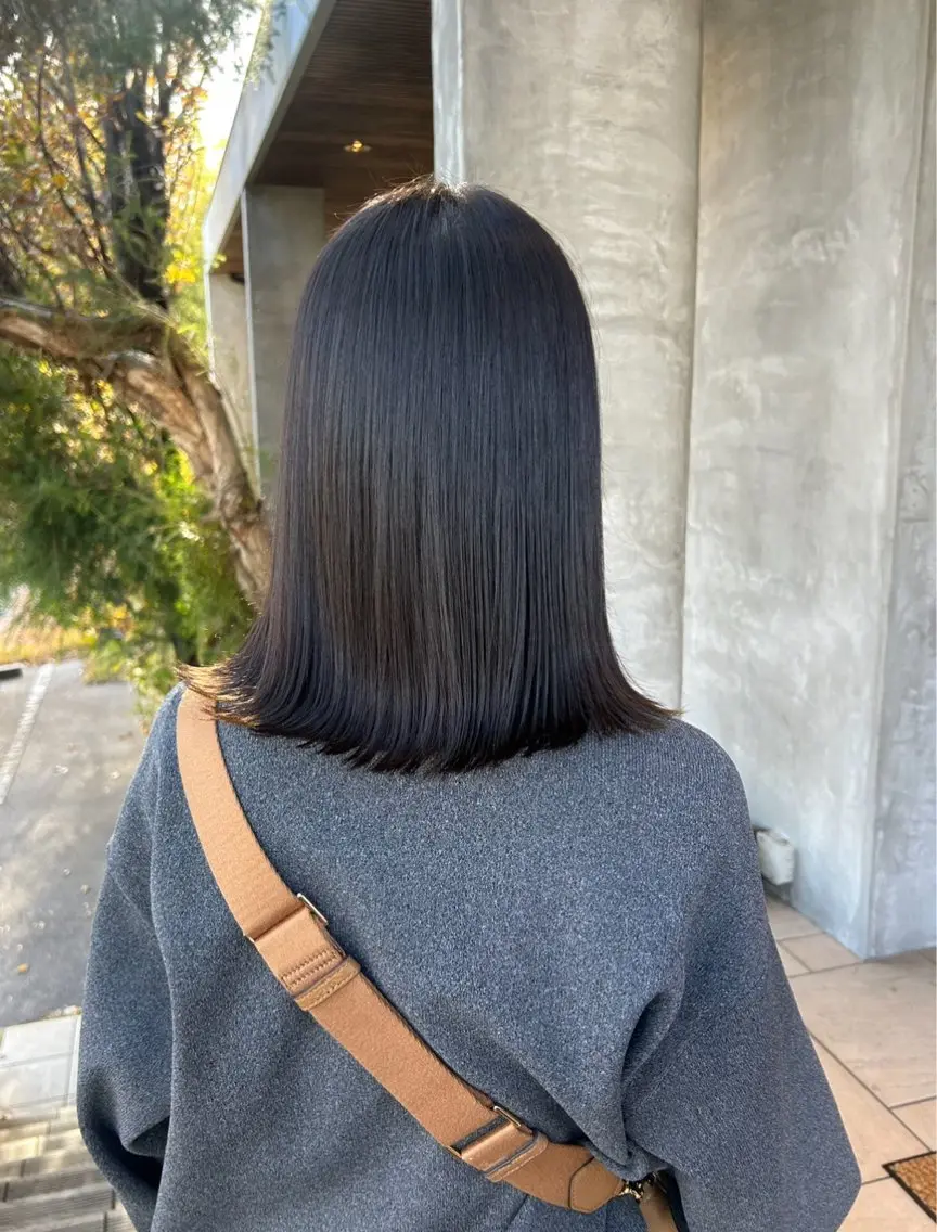 ミディアム カラー ヘアカラー lapis / soraのヘアスタイル