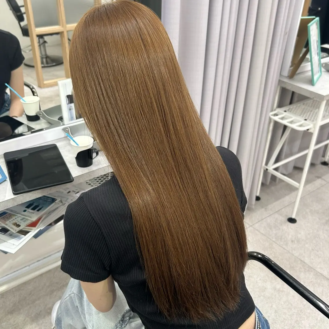 ⭐️モデル様募集中⭐️ブリーチなしダブルカラー➕🫧トリートメント付🫧※ロング料金込みの写真