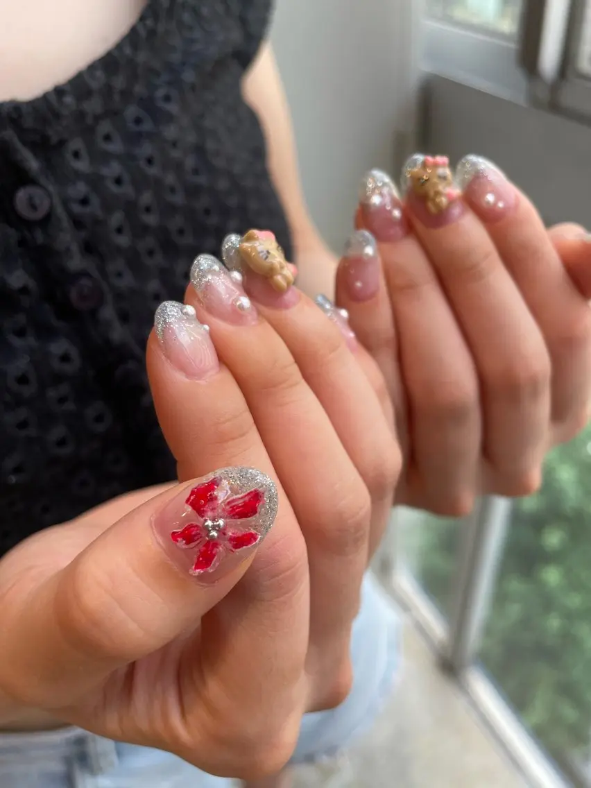 ネイル クリアネイル ハンドネイル NANA IKEDAのネイルデザイン