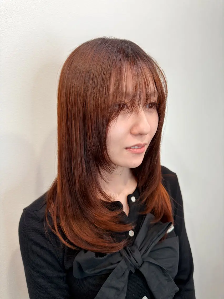ロング レイヤーカット KOTKA 大山和希のヘアスタイル