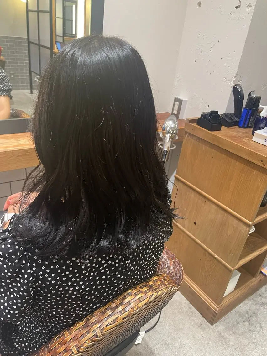 セミロング トリートメント 透明感カラー/ カット🎀あつこ🎀のヘアスタイル