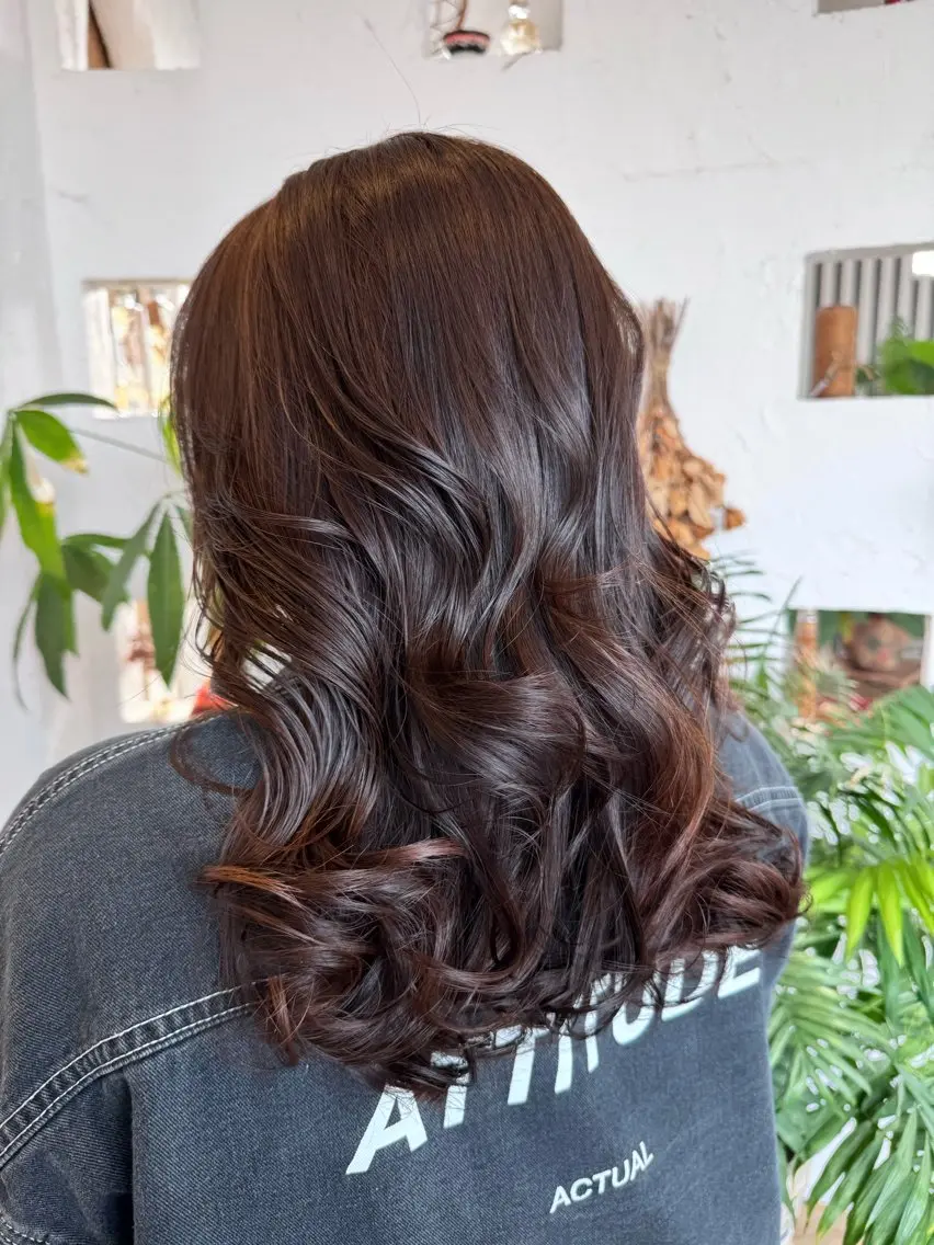 ロング カラー カット ヘアカラー ヘッドスパ 🌸小掛🌸 豊橋外国人風カラーのヘアスタイル